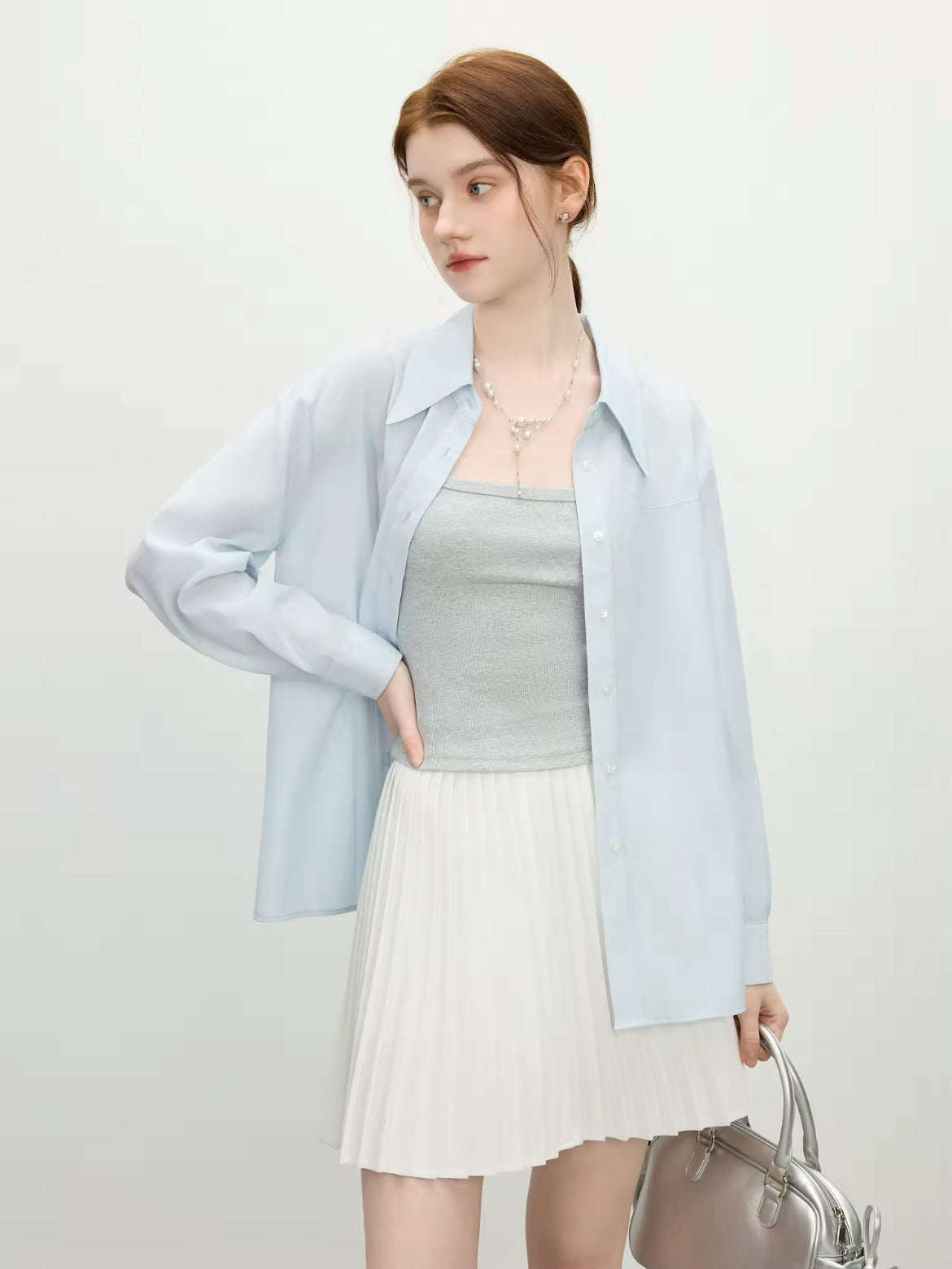 Essential Button-up (Blue)