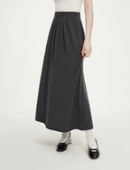 Wool knitted skirt