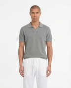 Harbor Wool Polo (Grey)