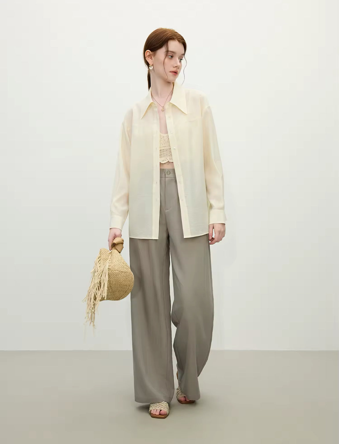 Essential Button-up (Yellow)