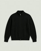 Knitted Zip-up Cardigan