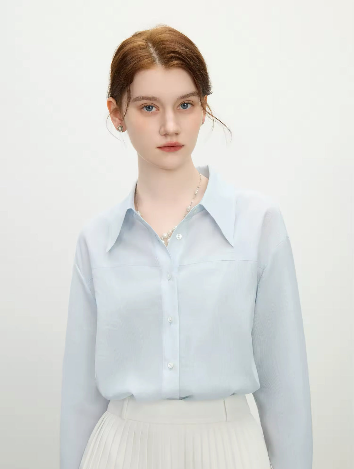Essential Button-up (Blue)