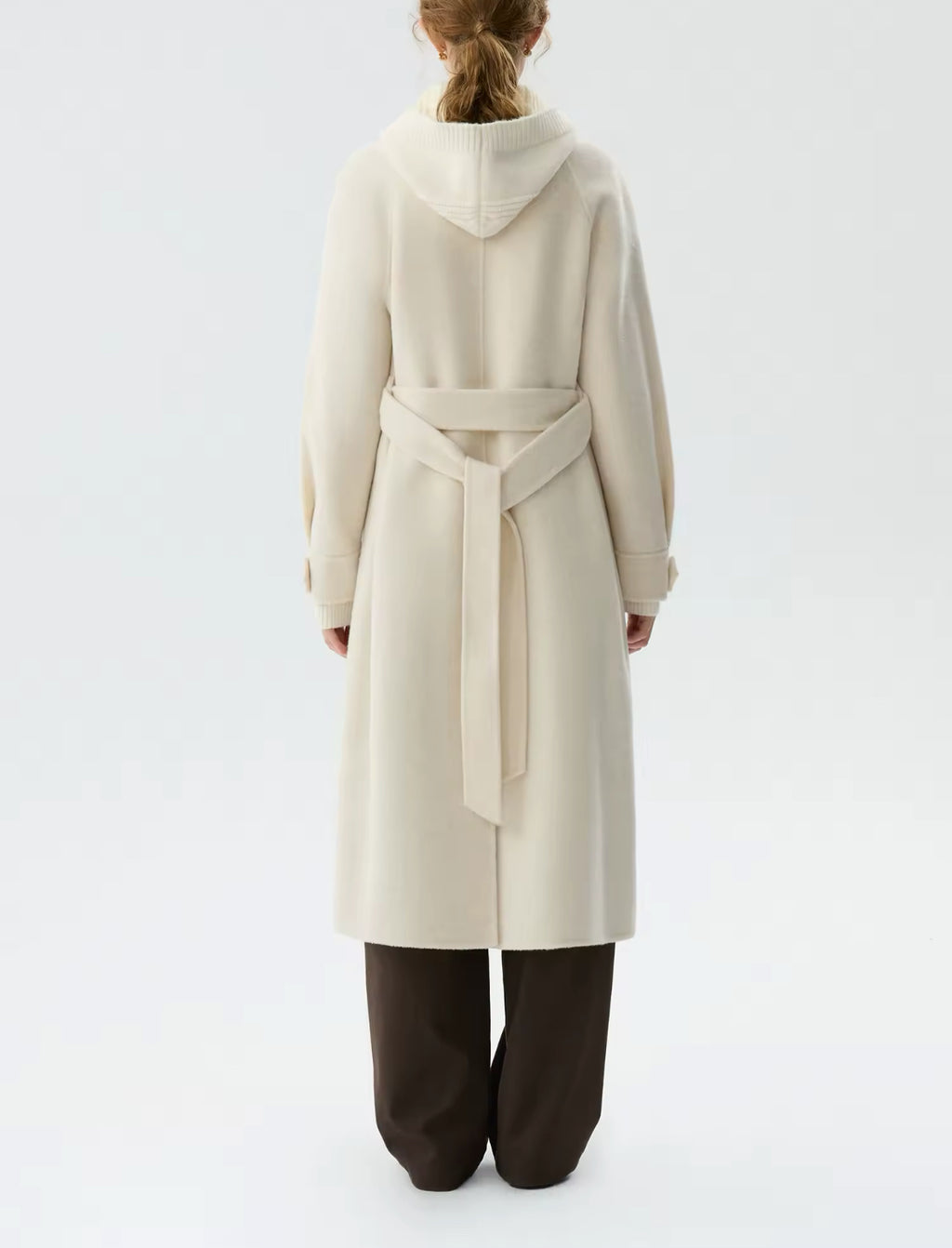 Wool trench coat