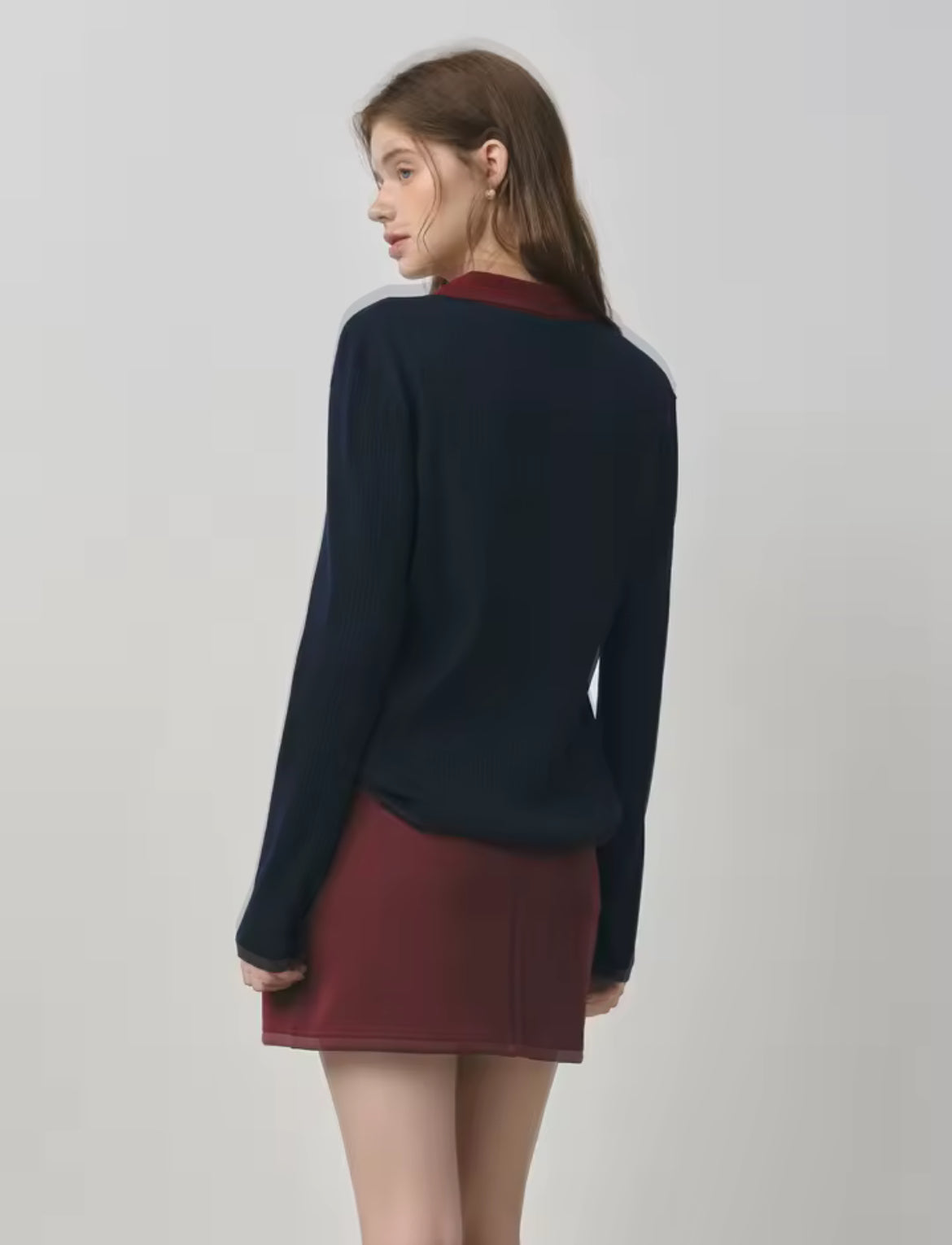 Polo Knit (Navy)