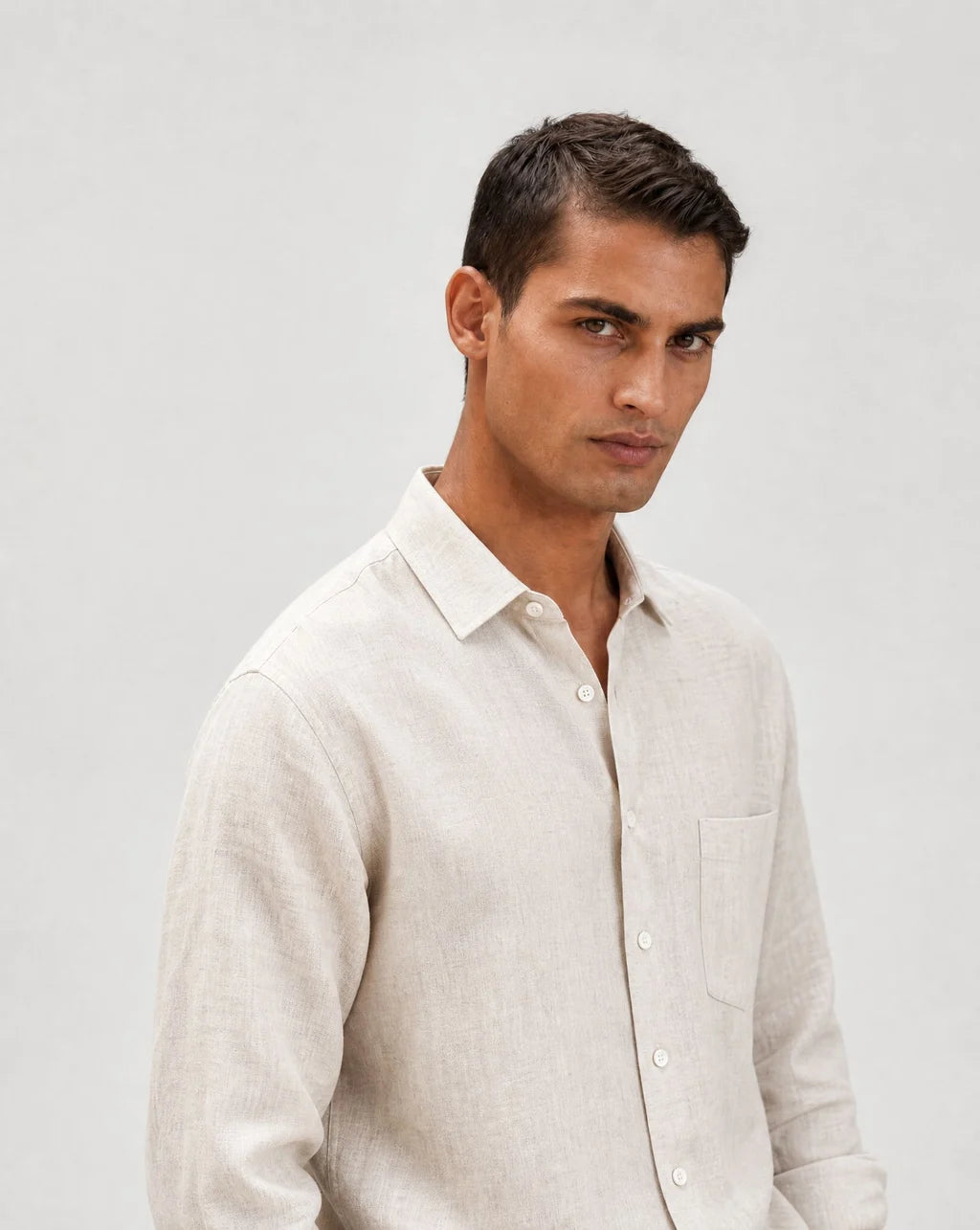 Linen Shirt v2 (Crème)