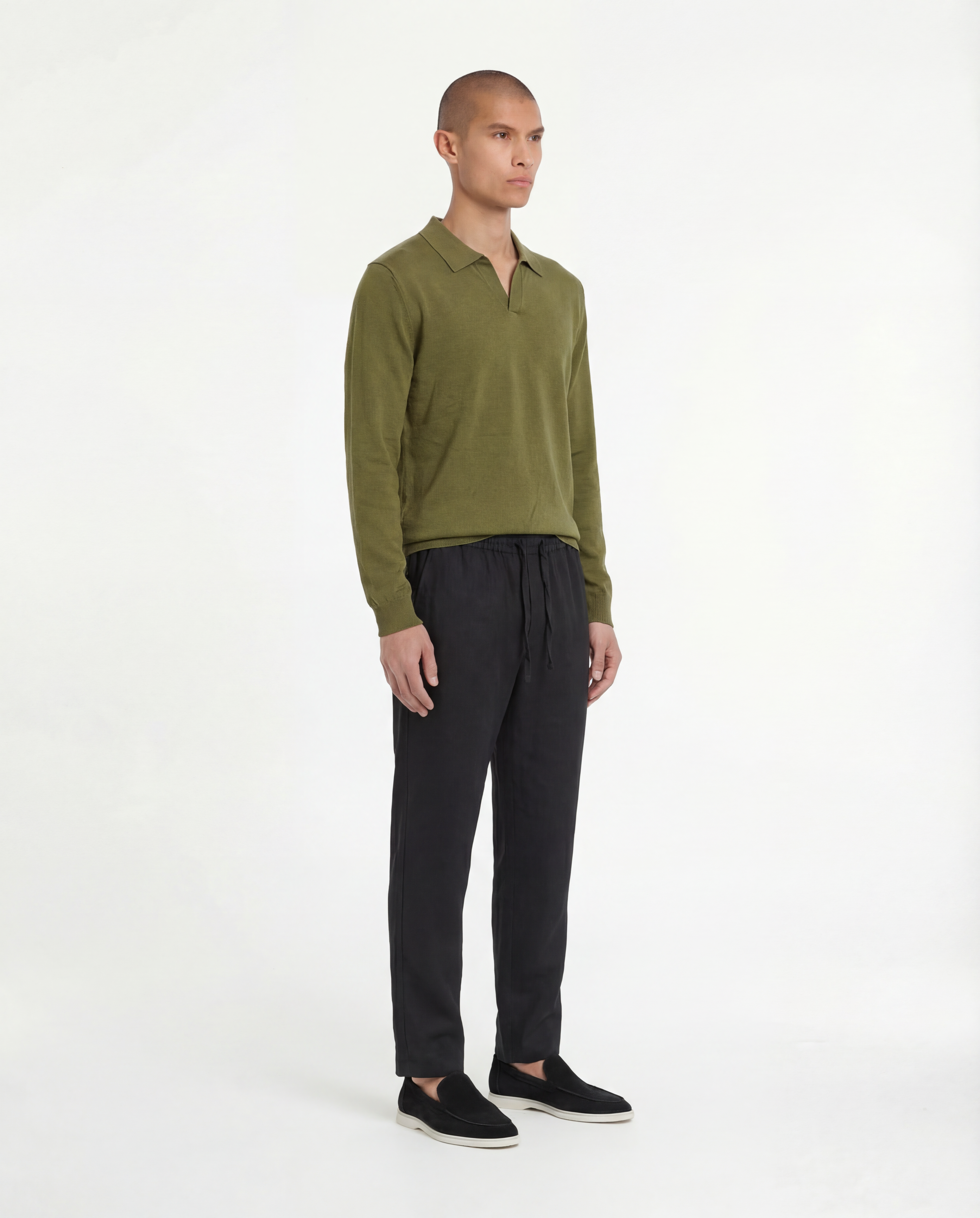 Linen Trousers v2 (Black)
