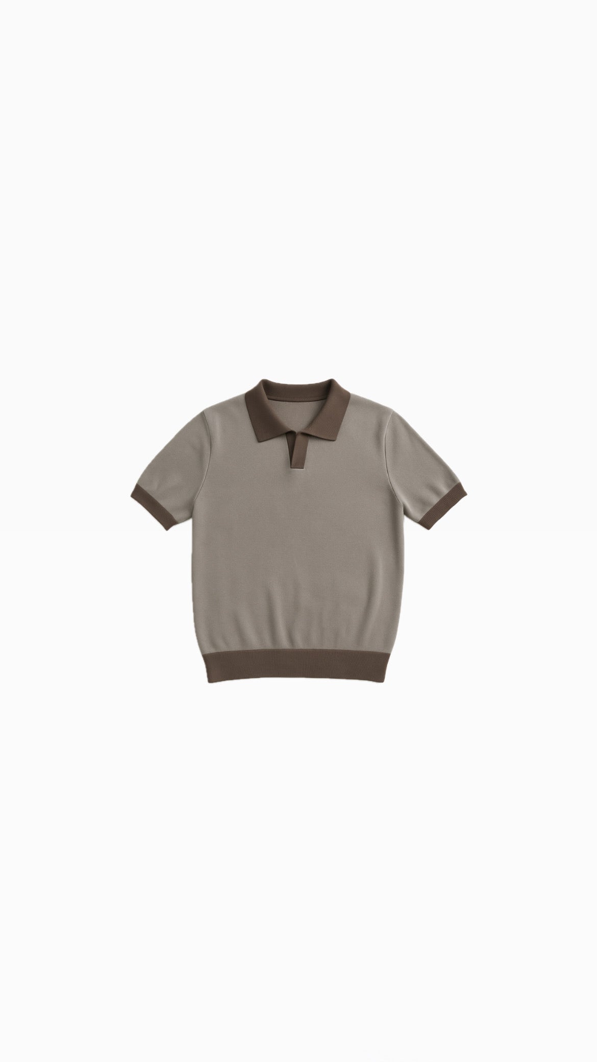 Contrast Polo (Mocha Espresso)