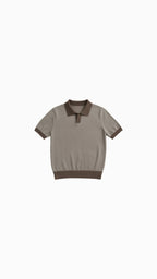 Contrast Polo (Mocha Espresso)