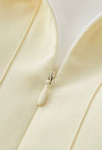 Pleated Dress (Butter Yellow)