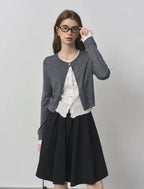 Layered Cardigan (Grey)