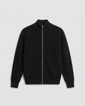 Wool Knit Zipper (Black)