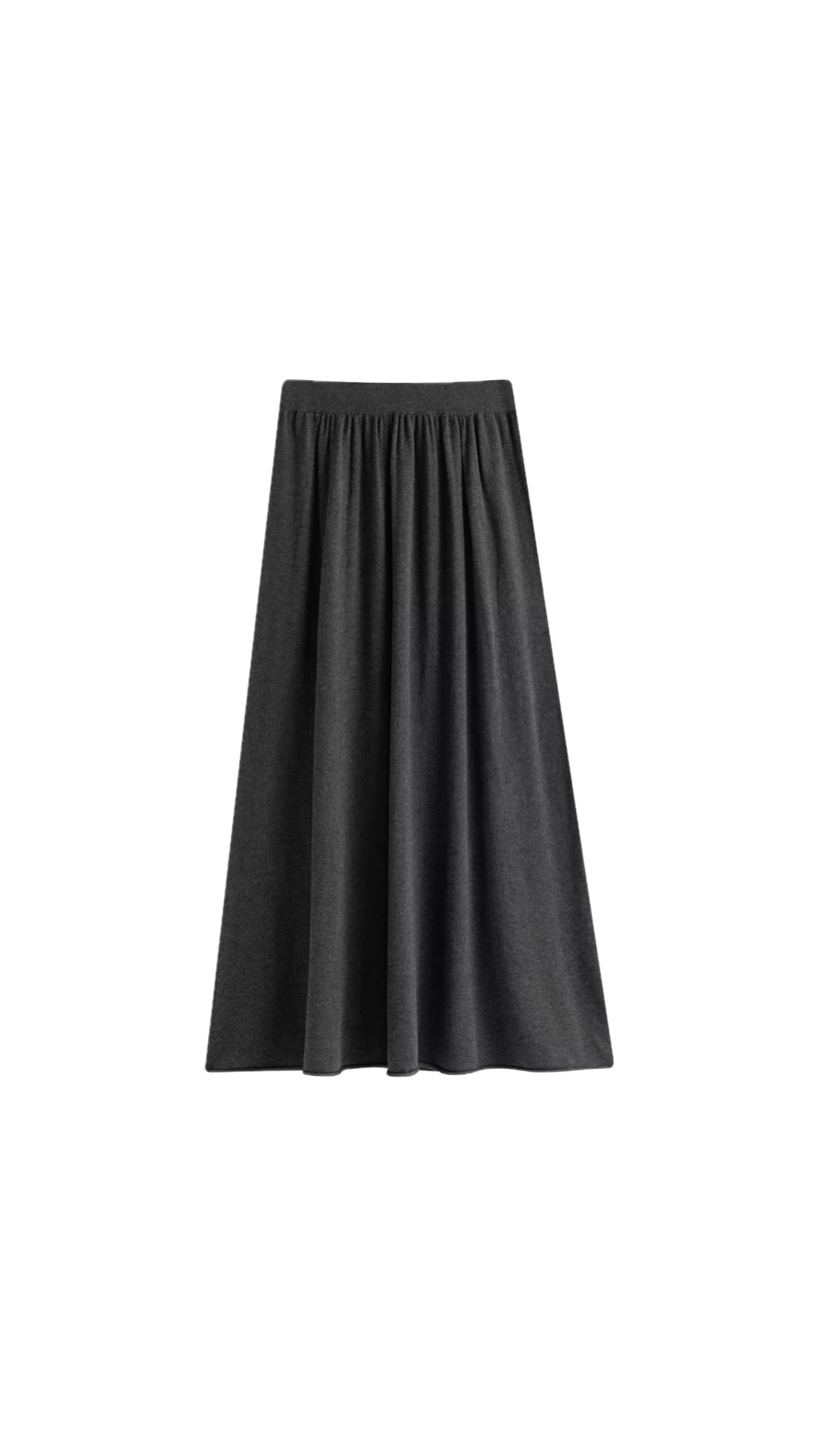 Wool knitted skirt
