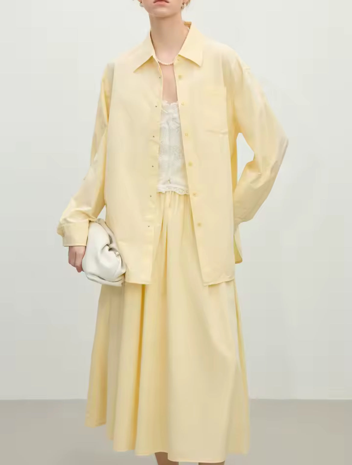Button Shirt (Butter Yellow)