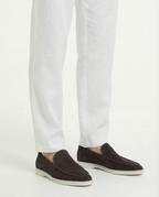 Suede Yacht Loafers (Brown)