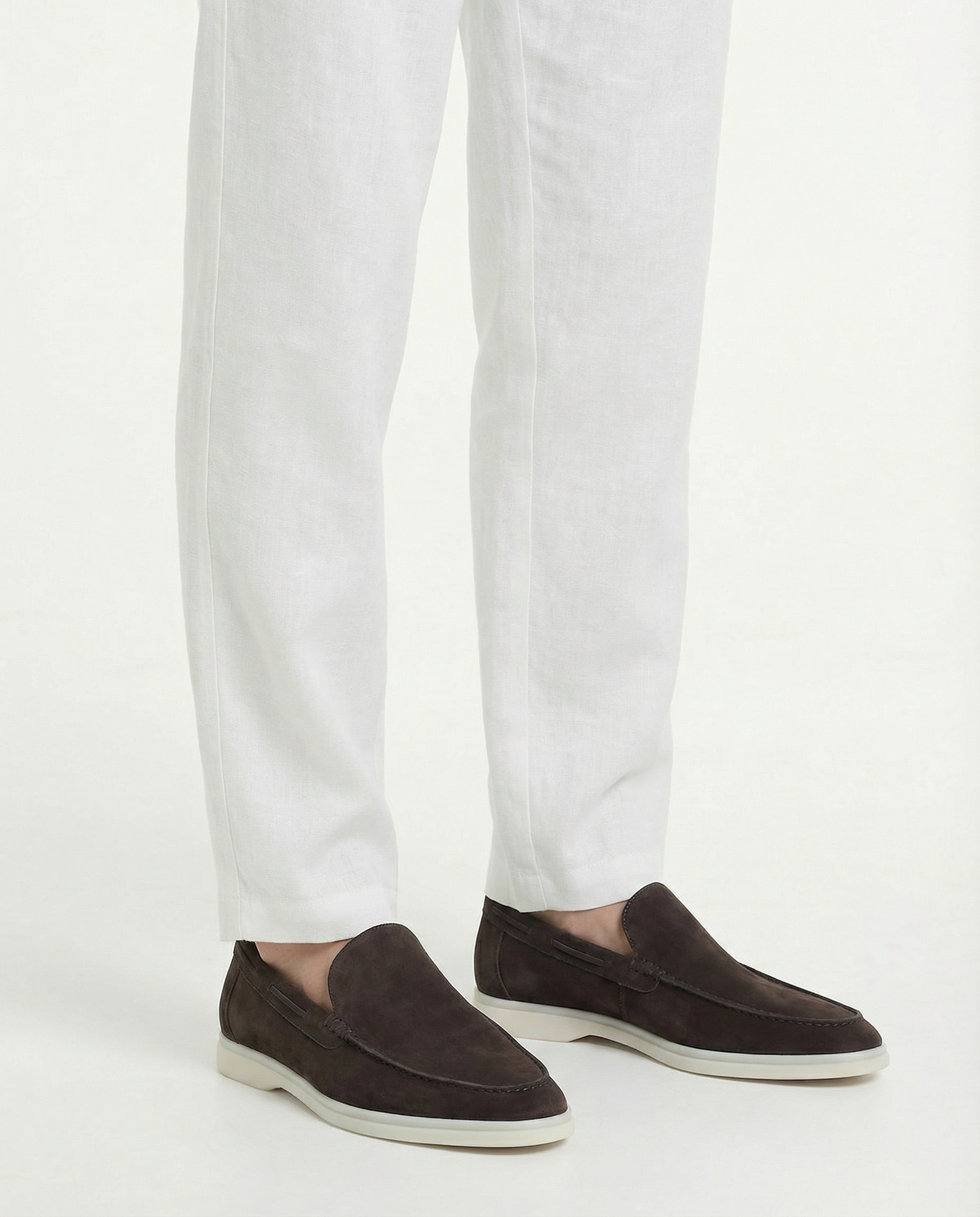 Suede Yacht Loafers (Brown)