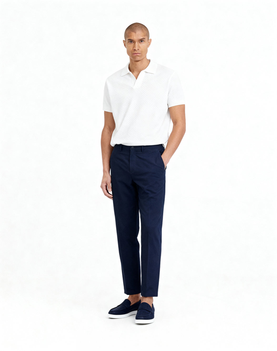 Chino Trousers (Navy)