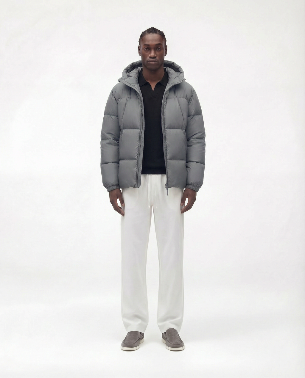 Puffer Jacket (Grey)