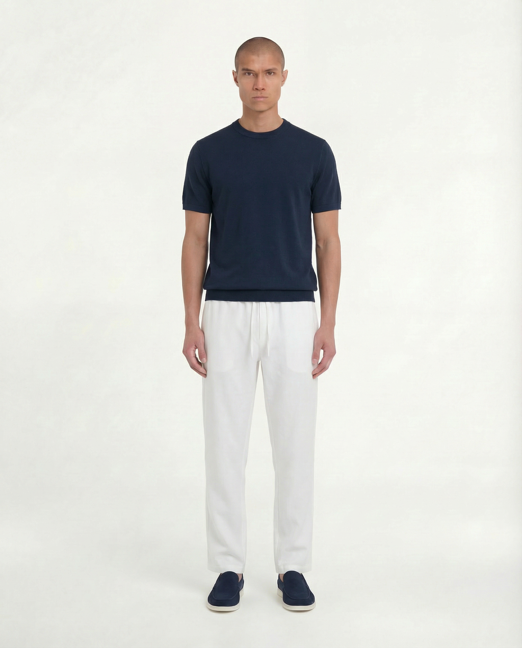 Initial T-Shirt (Navy)