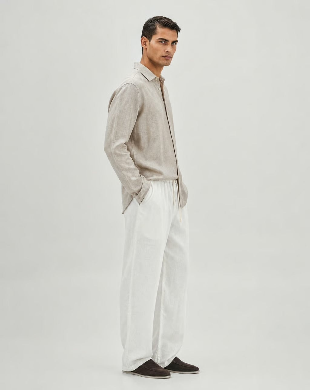 Linen Shirt v2 (Crème)