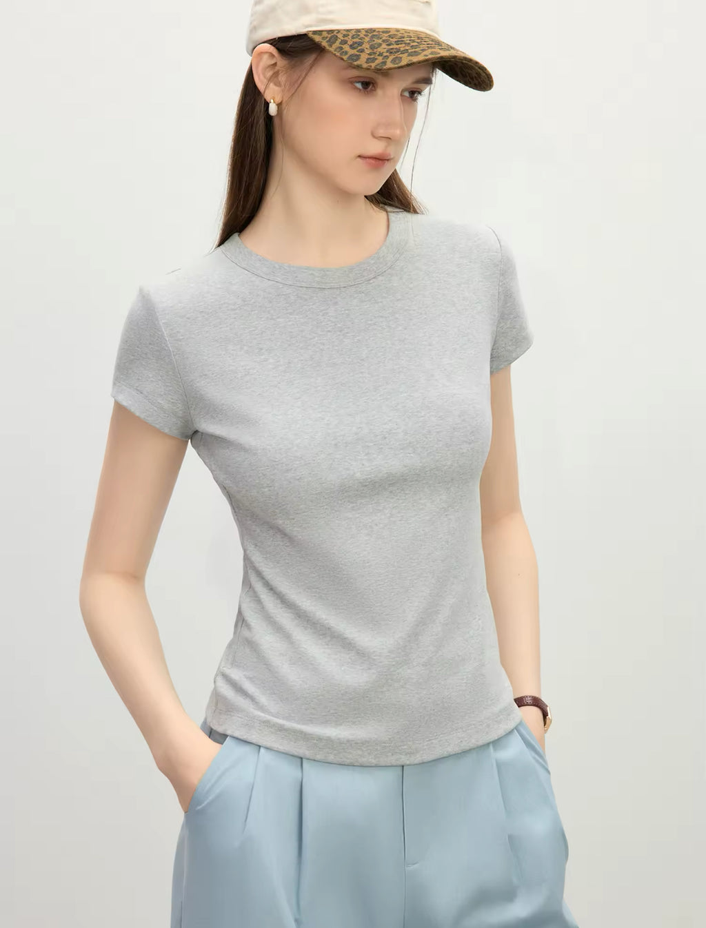 Basic T-Shirt (Grey/Black)