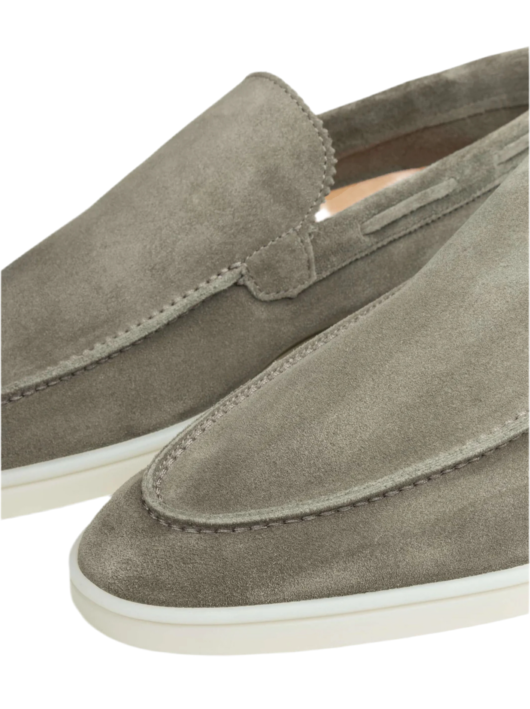 Suede Yacht Loafers (Mint Green)