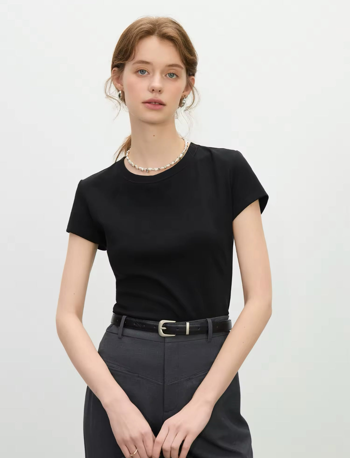 Basic T-Shirt (Grey/Black)
