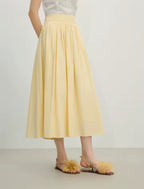Classic Flow Skirt (Butter Yellow)