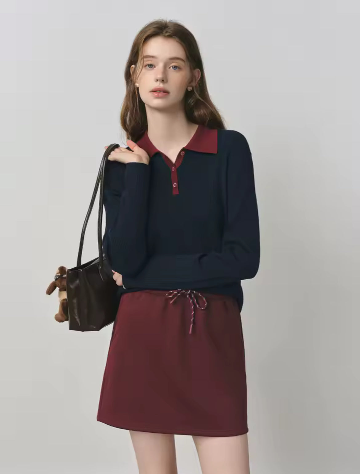 Polo Knit (Navy)