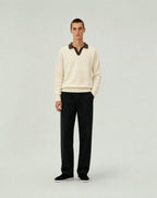 Knit Polo Sweater