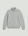 Knitted Zip-up Cardigan