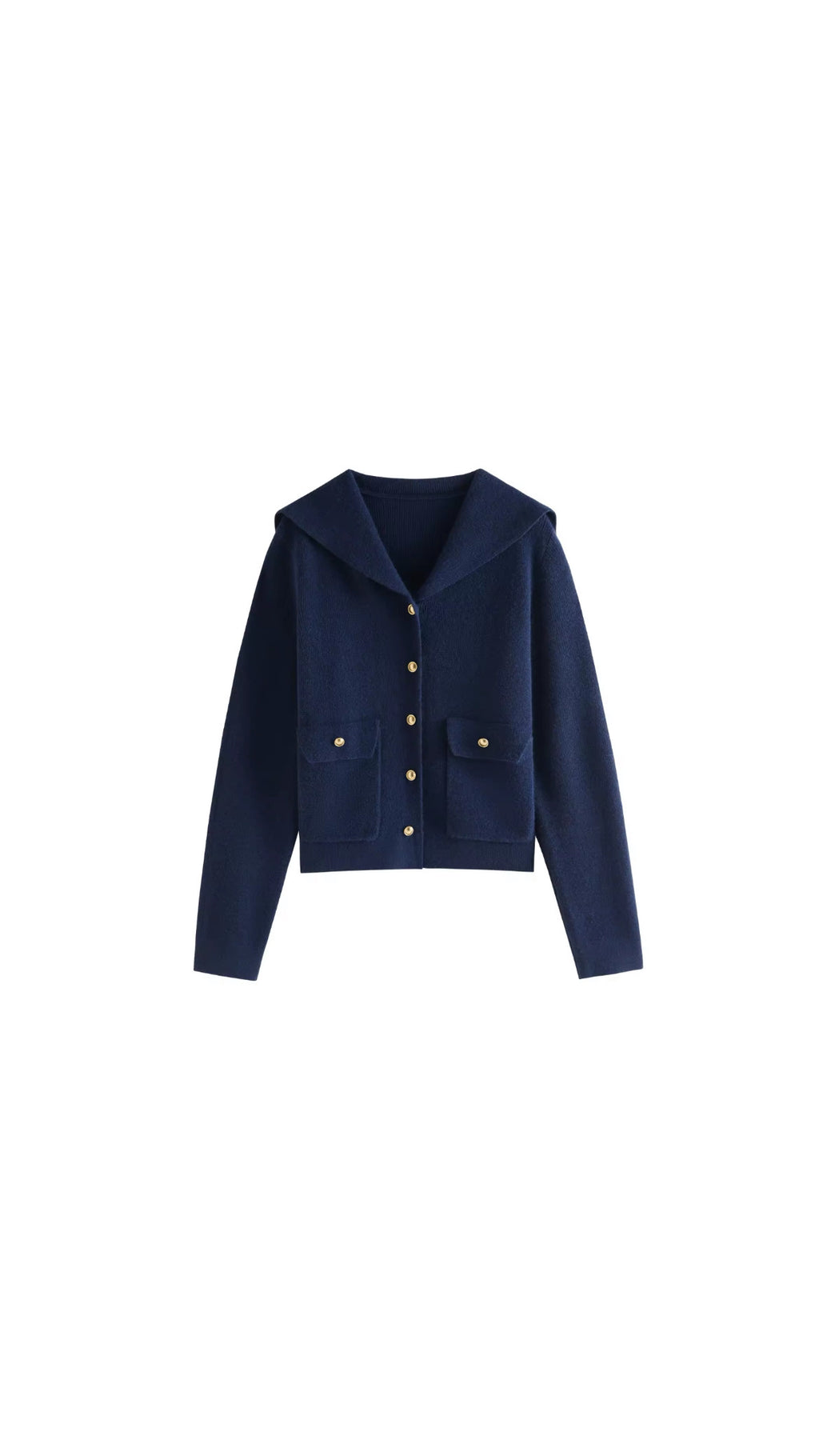V-shaped Lapel Sweater