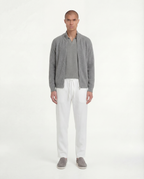 Wool Knit Zipper (Grey)
