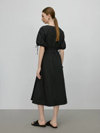 Luxe Flow Dress (Black)