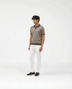 Contrast Polo (Mocha Espresso)