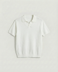 Harbor Wool Polo (White)