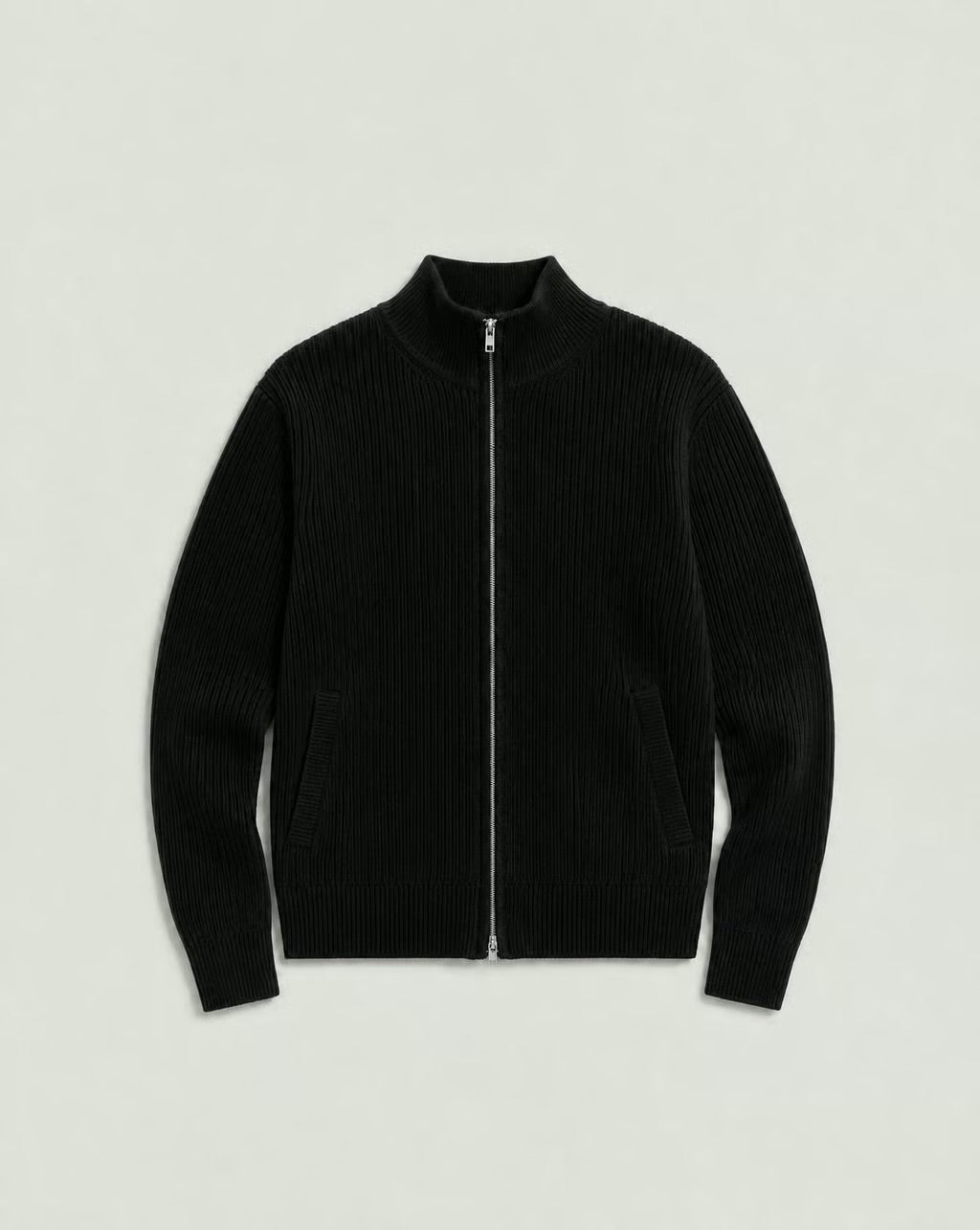 Premium Knitted Zip-Up