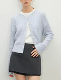 Knit Cardigan (Blue)