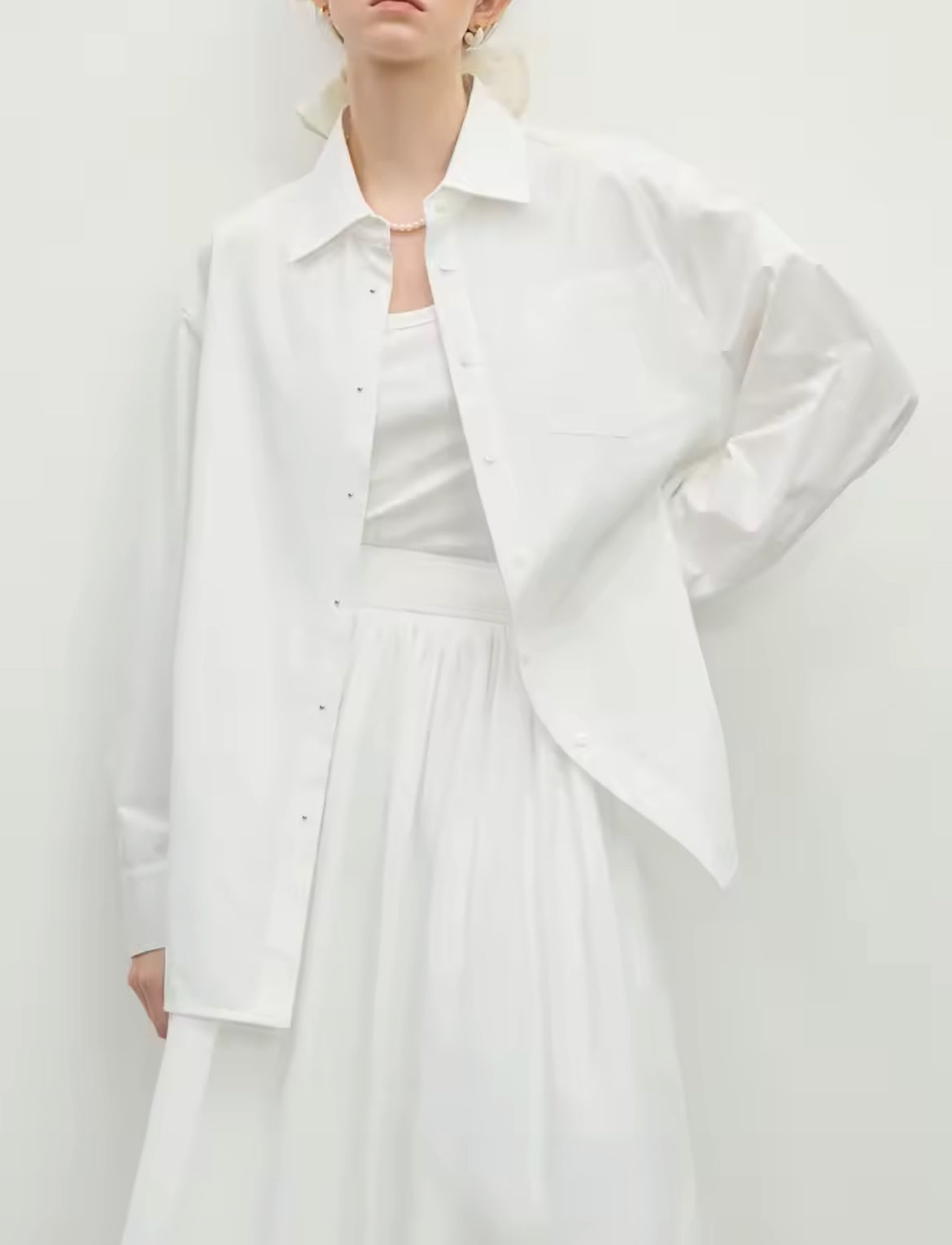 Button Shirt (White)