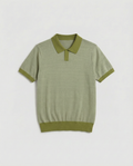 Contrast Polo (Sage Olive)
