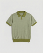 Contrast Polo (Sage Olive)