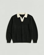 Knit Polo Sweater