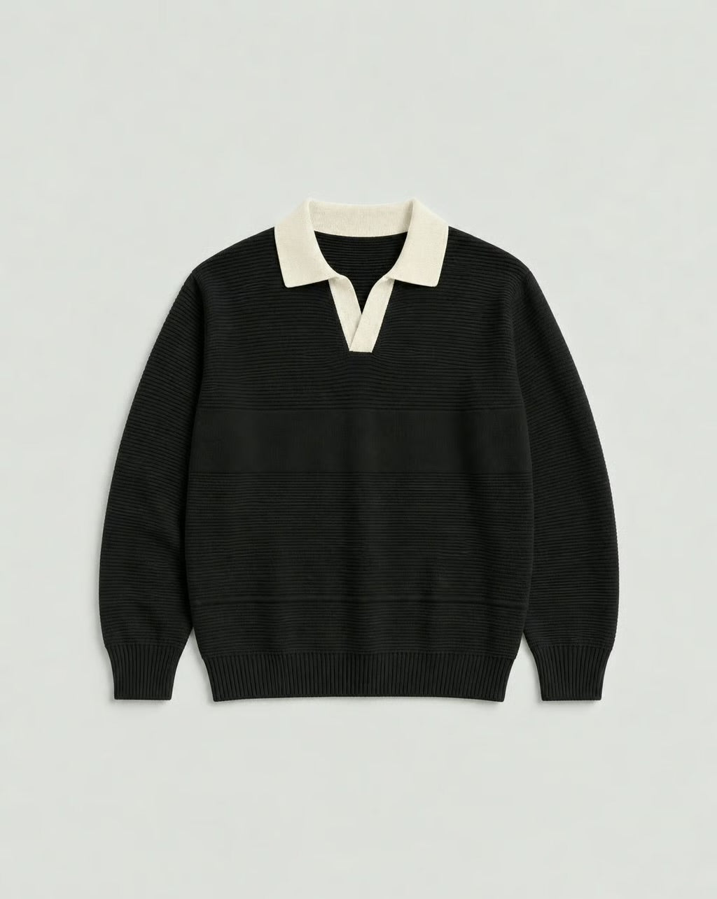Knit Polo Sweater