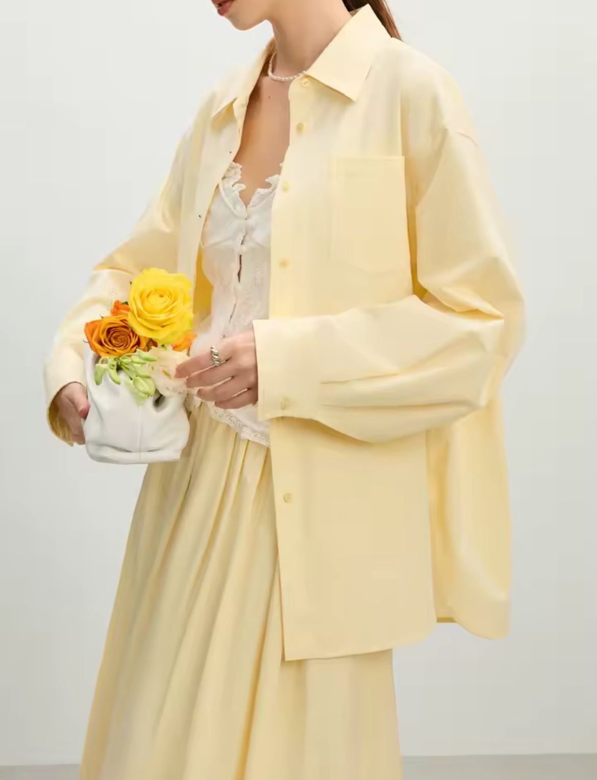 Button Shirt (Butter Yellow)