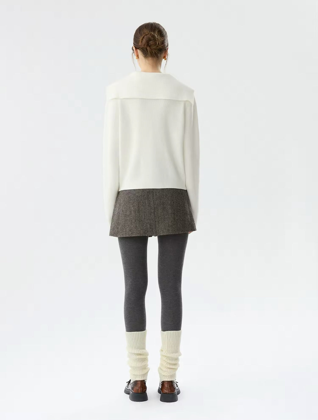 V-shaped Lapel sweater