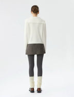 V-shaped Lapel sweater