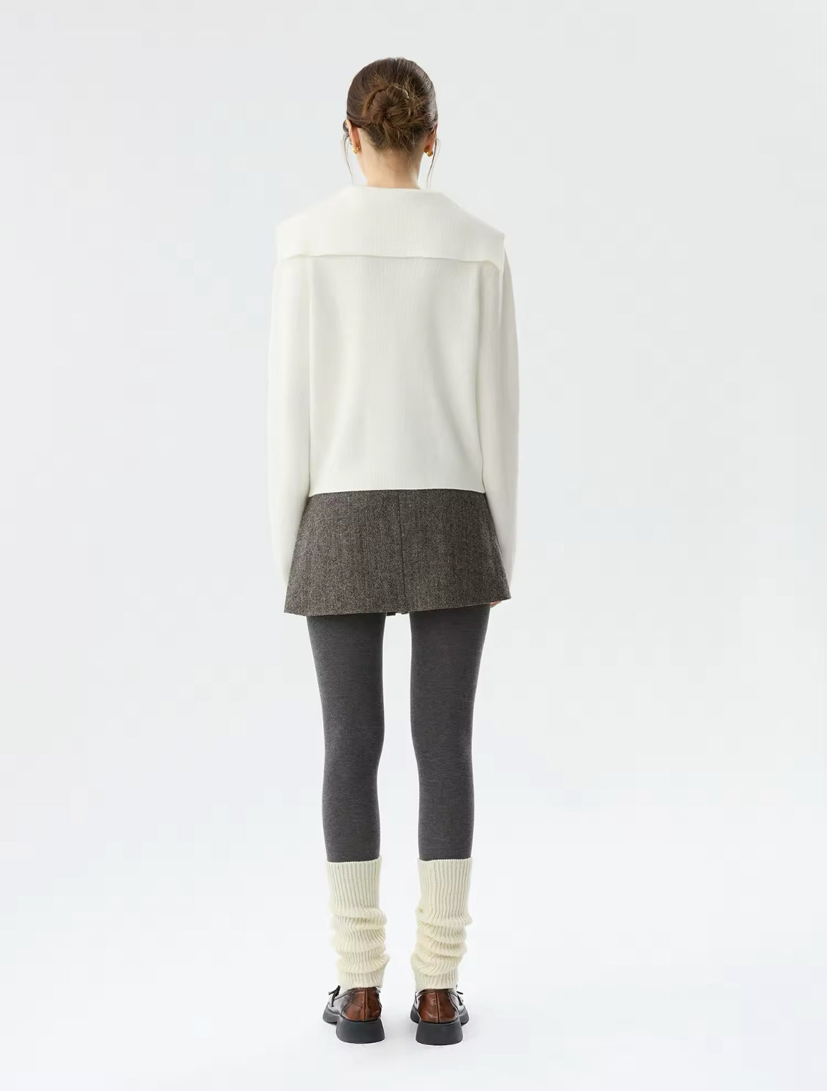 V-shaped Lapel sweater