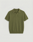 Harbor Wool Polo (Green)