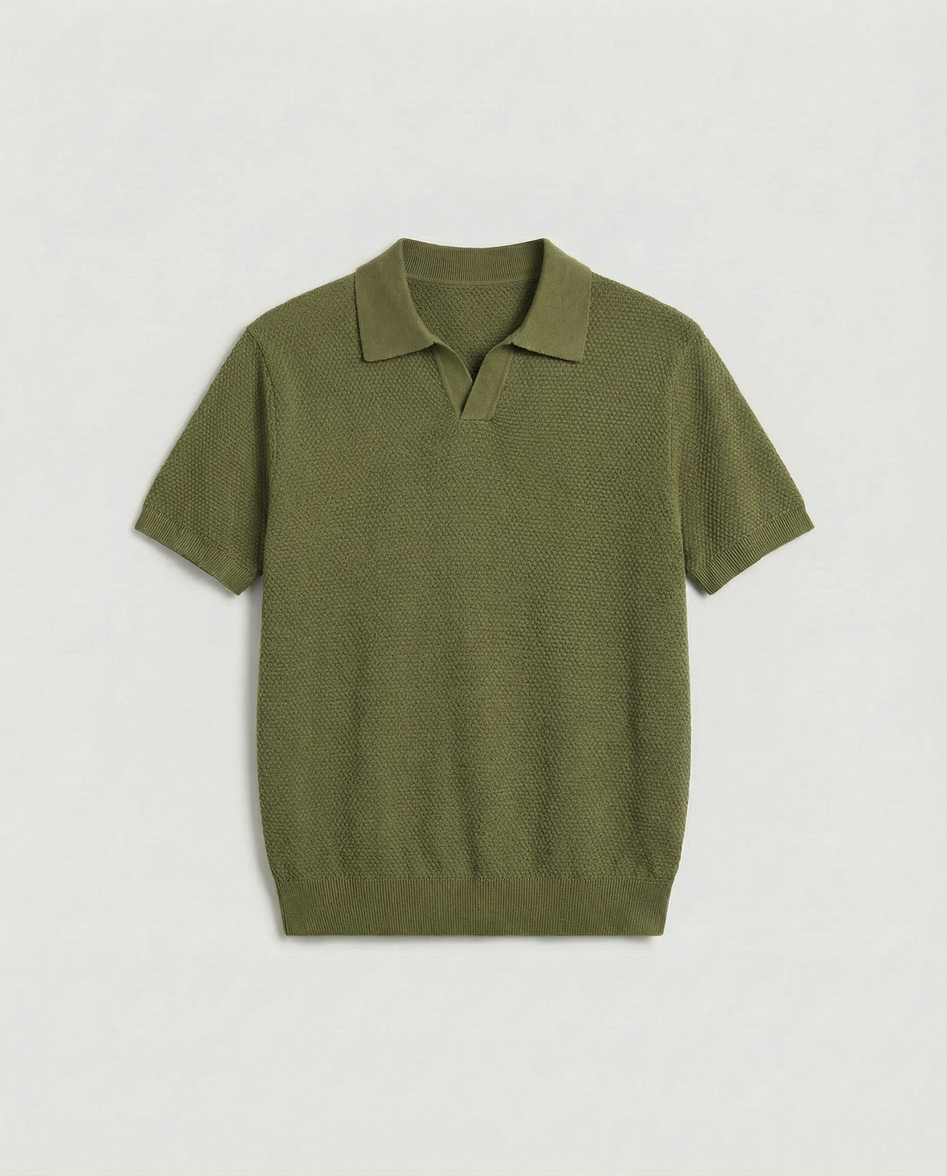 Harbor Wool Polo (Green)