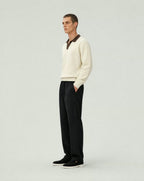 Knit Polo Sweater