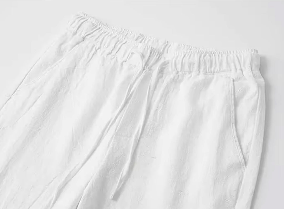 Linen Trousers v2 (White)